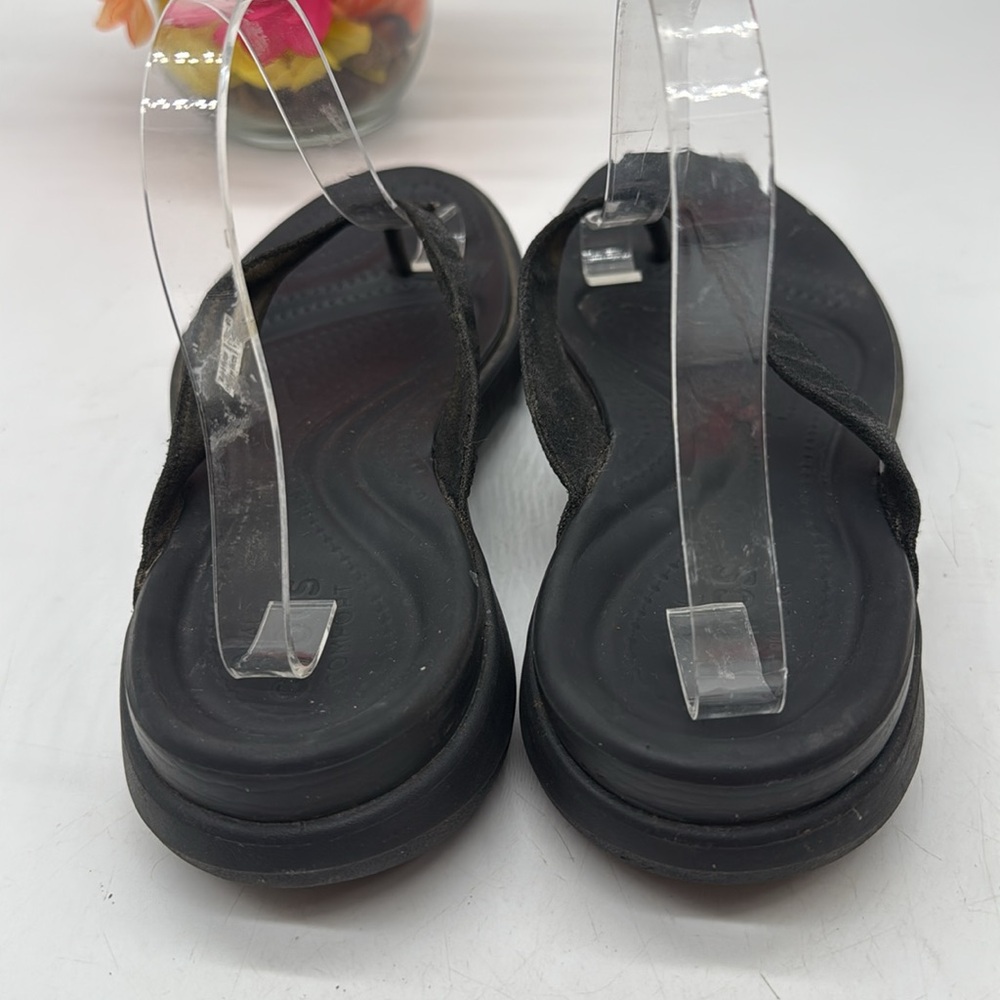 CROCS Women's Black Sandals Size 10 FFT8562F - Picture 3 of 6